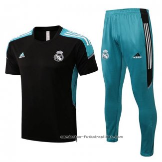 Chandal del Real Madrid Manga Corta 2022-2023 Negro