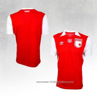 Camiseta Independient Santa Fe 80 Anos 2021 Tailandia