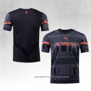 Camiseta Pre Partido del AC Milan 2022 Negro