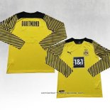 Camiseta 1ª Borussia Dortmund Manga Larga 2021-2022