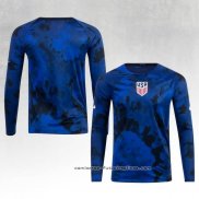 Camiseta 2ª Estados Unidos Manga Larga 2022