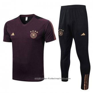 Chandal del Alemania Manga Corta 2022-2023 Marron