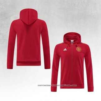 Chaqueta con Capucha del Manchester United 2022-2023 Rojo