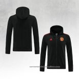 Chaqueta con Capucha del Manchester United 2022-2023 Negro