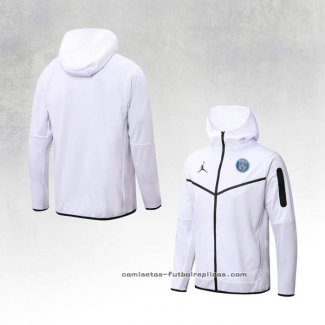 Chaqueta con Capucha del Paris Saint-Germain 2022-2023 Blanco