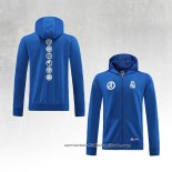 Chaqueta con Capucha del Real Madrid 2022-2023 Azul