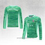 Camiseta Bayern Munich Portero Manga Larga 2021-2022 Verde