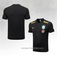 Camiseta Polo del Brasil 2022-2023 Negro