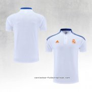 Camiseta Polo del Real Madrid 2022-2023 Blanco y Azul
