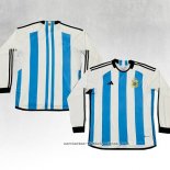 Camiseta 1ª Argentina 3 Estrellas Manga Larga 2022