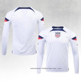 Camiseta 1ª Estados Unidos Manga Larga 2022