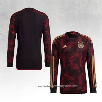 Camiseta 2ª Alemania Manga Larga 2022