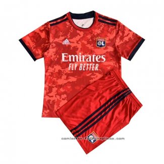 Camiseta 2ª Lyon Nino 2021-2022