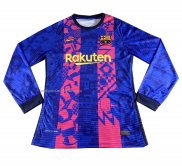 Camiseta 3ª Barcelona Manga Larga 2021-2022