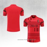 Camiseta de Entrenamiento AC Milan 2022-2023 Rojo