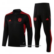 Chandal de Sudadera del Bayern Munich Nino 2022-2023 Negro