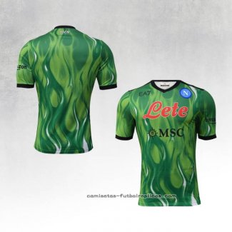 Camiseta Napoli Portero 2021-2022 Verde