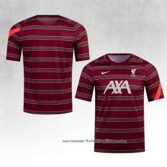 Camiseta Pre Partido del Liverpool 2022 Rojo