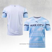 Camiseta Pre Partido del Manchester City 2022 Azul