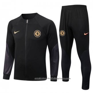 Chandal de Chaqueta del Chelsea 2022-2023 Negro