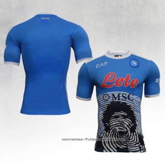 Camiseta Napoli Maradona Special 2021-2022 Azul