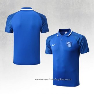 Camiseta Polo del Atletico Madrid 2022-2023 Azul Oscuro