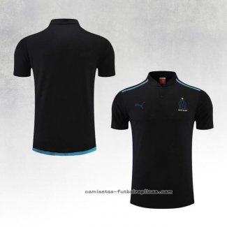 Camiseta Polo del Olympique Marsella 2022-2023 Negro