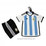 Camiseta 1ª Argentina 3 Estrellas Nino 2022