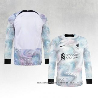 Camiseta 2ª Liverpool Manga Larga 2022-2023