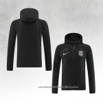 Chaqueta con Capucha del Barcelona 2022-2023 Negro