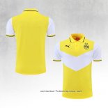 Camiseta Polo del Borussia Dortmund 2022-2023 Amarillo y Blanco