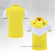 Camiseta Polo del Borussia Dortmund 2022-2023 Amarillo y Blanco