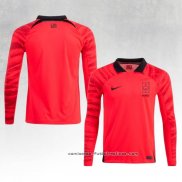 Camiseta 1ª Corea del Sur Manga Larga 2022