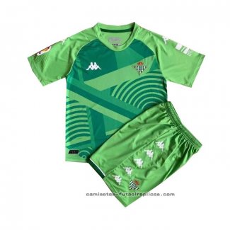 Camiseta Real Betis Portero Nino 2021-2022 Verde