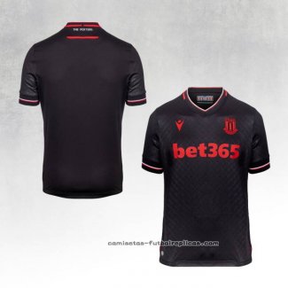 Camiseta 2ª Stoke City 2022-2023 Negro