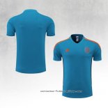 Camiseta de Entrenamiento Manchester United 2022-2023 Azul