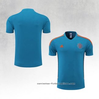 Camiseta de Entrenamiento Manchester United 2022-2023 Azul