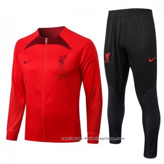 Chandal de Chaqueta del Liverpool Nino 2022-2023 Rojo