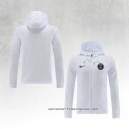 Chaqueta con Capucha del Paris Saint-Germain 2022-2023 Blanco