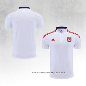 Camiseta Polo del Lyon 2022-2023 Blanco