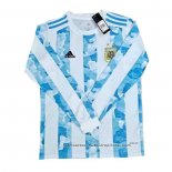 Camiseta 1ª Argentina Manga Larga 2021