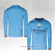 Camiseta 1ª Manchester City Manga Larga 2022-2023