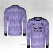 Camiseta 2ª Real Madrid Manga Larga 2022-2023