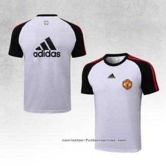 Camiseta de Entrenamiento Manchester United 2021-2022 Blanco