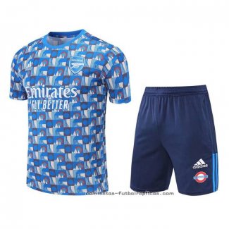 Chandal del Arsenal Manga Corta 2022-2023 Azul - Pantalon Corto