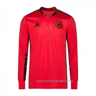 Camiseta Alemania Portero Manga Larga 2020 Rojo