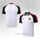 Camiseta Polo del Manchester United 2022-2023 Blanco