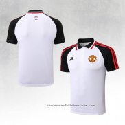 Camiseta Polo del Manchester United 2022-2023 Blanco