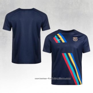 Camiseta Pre Partido del Barcelona 2022 Azul