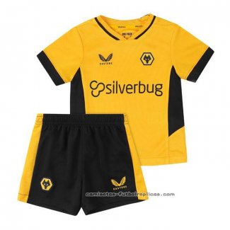 Camiseta 1ª Wolves Nino 2021-2022